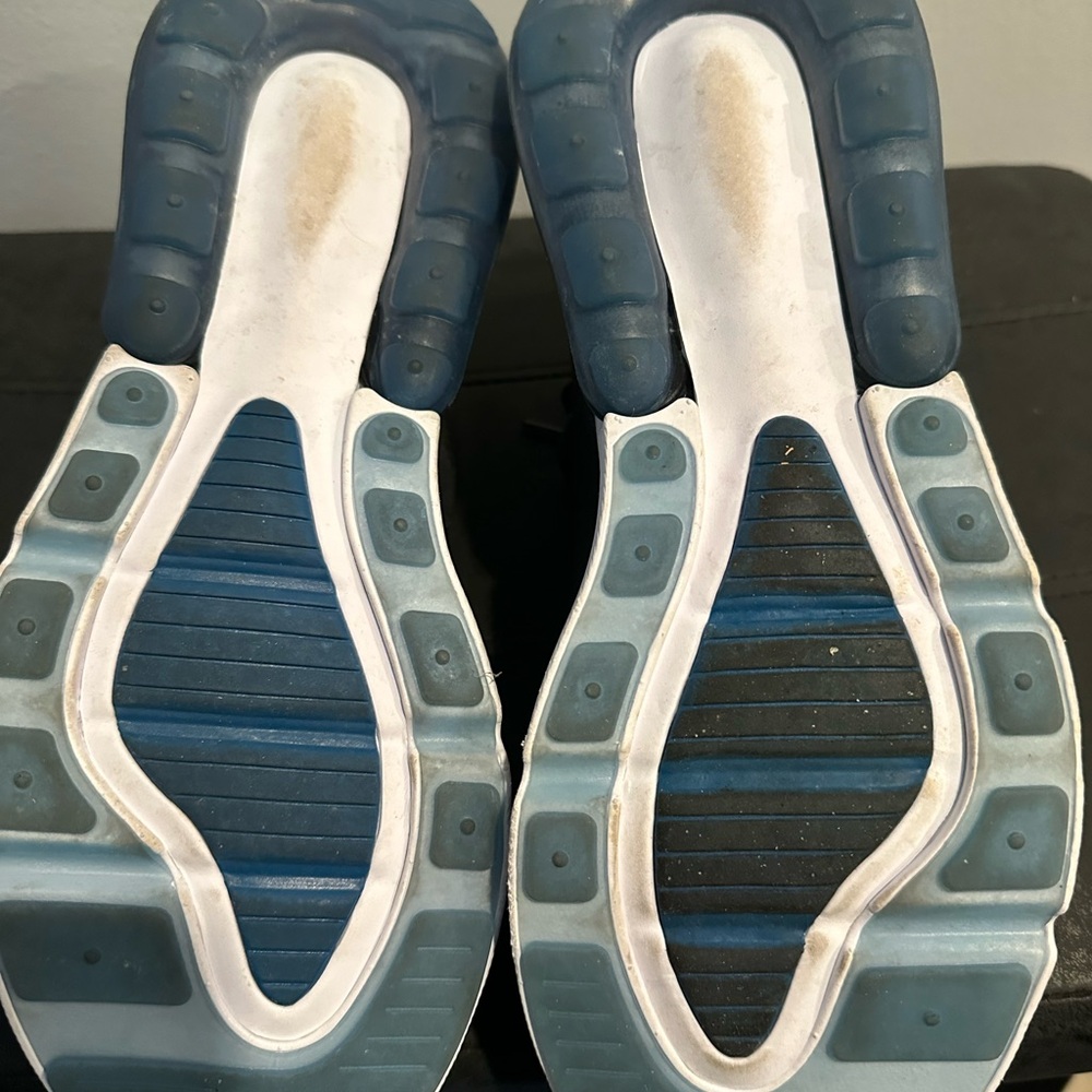 Nike Air 270 Charcoal Gray with Blue Highlights - Picture 7 of 10